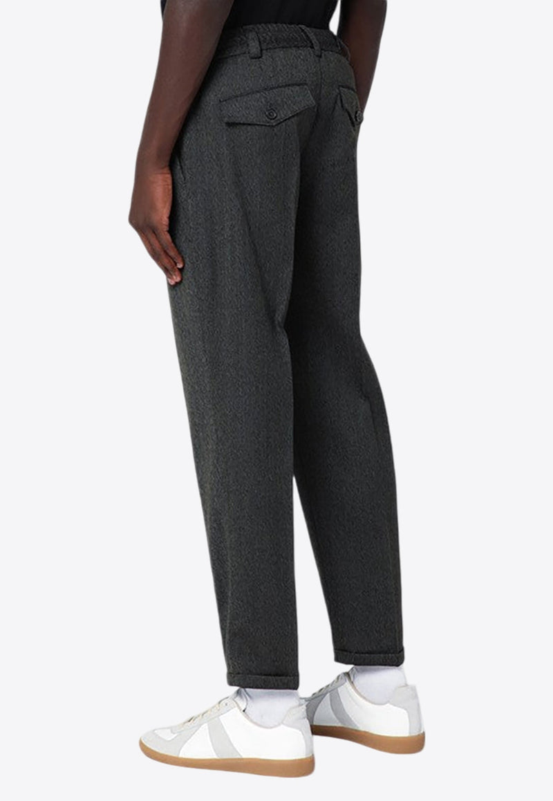 Rebel Tapered-Leg Wool Pants