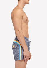 Elastic Waist Swim Trunks