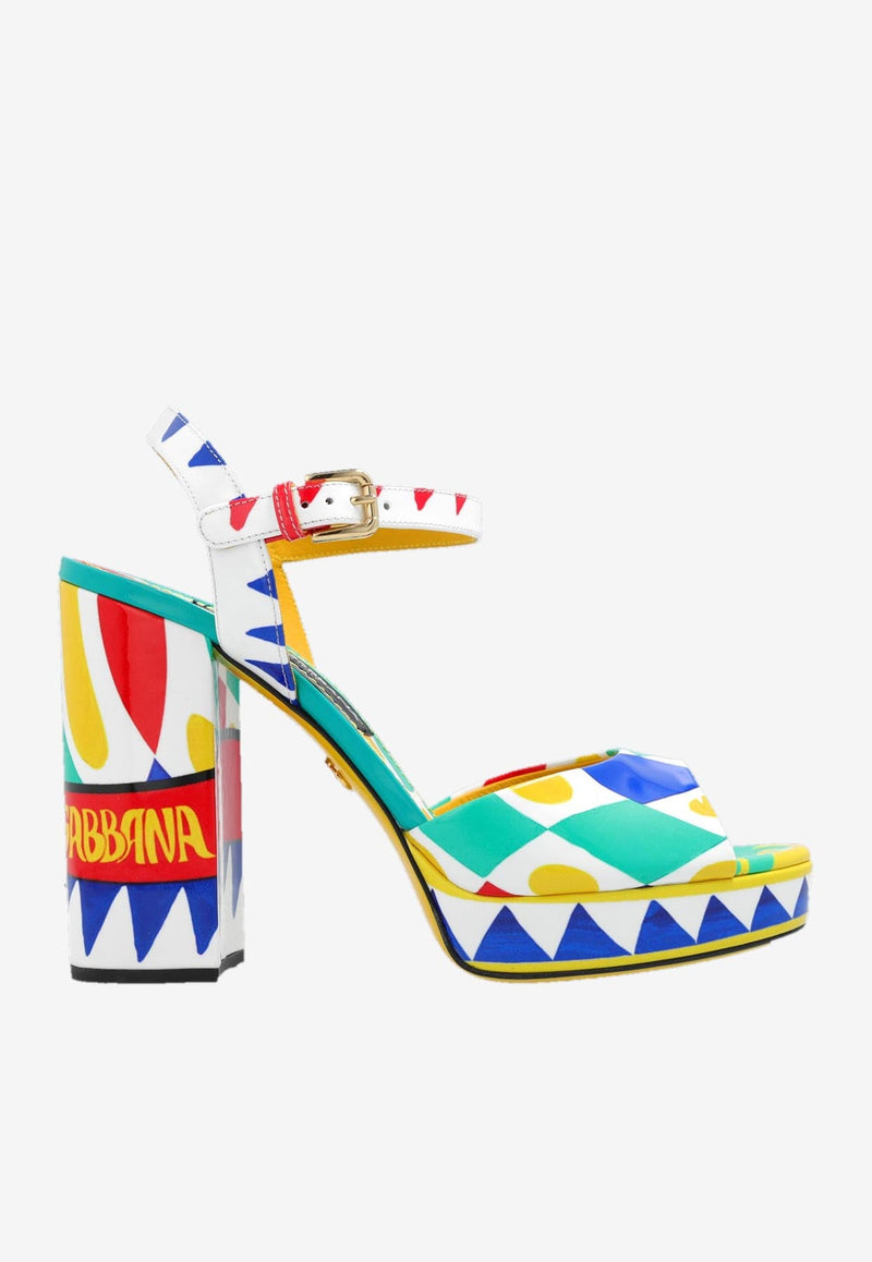 Keira 105 Carretto Print Platform Sandals