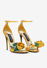 Keira 105 Rose Sandals in Patent Leather
