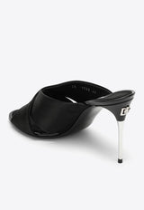 Keira 85 Crossover Strap Satin Mules