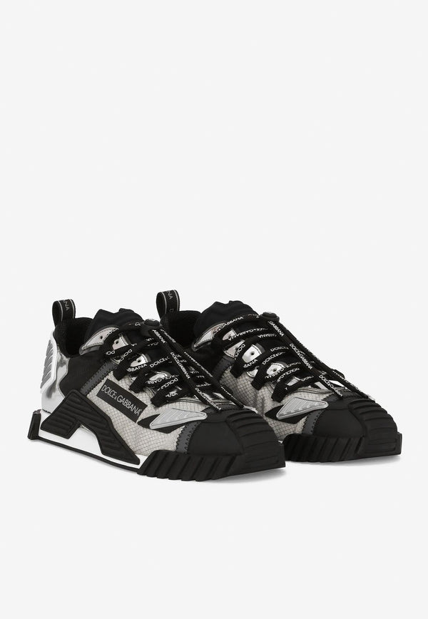 Mixed-Material NS1 Low-Top Sneaker