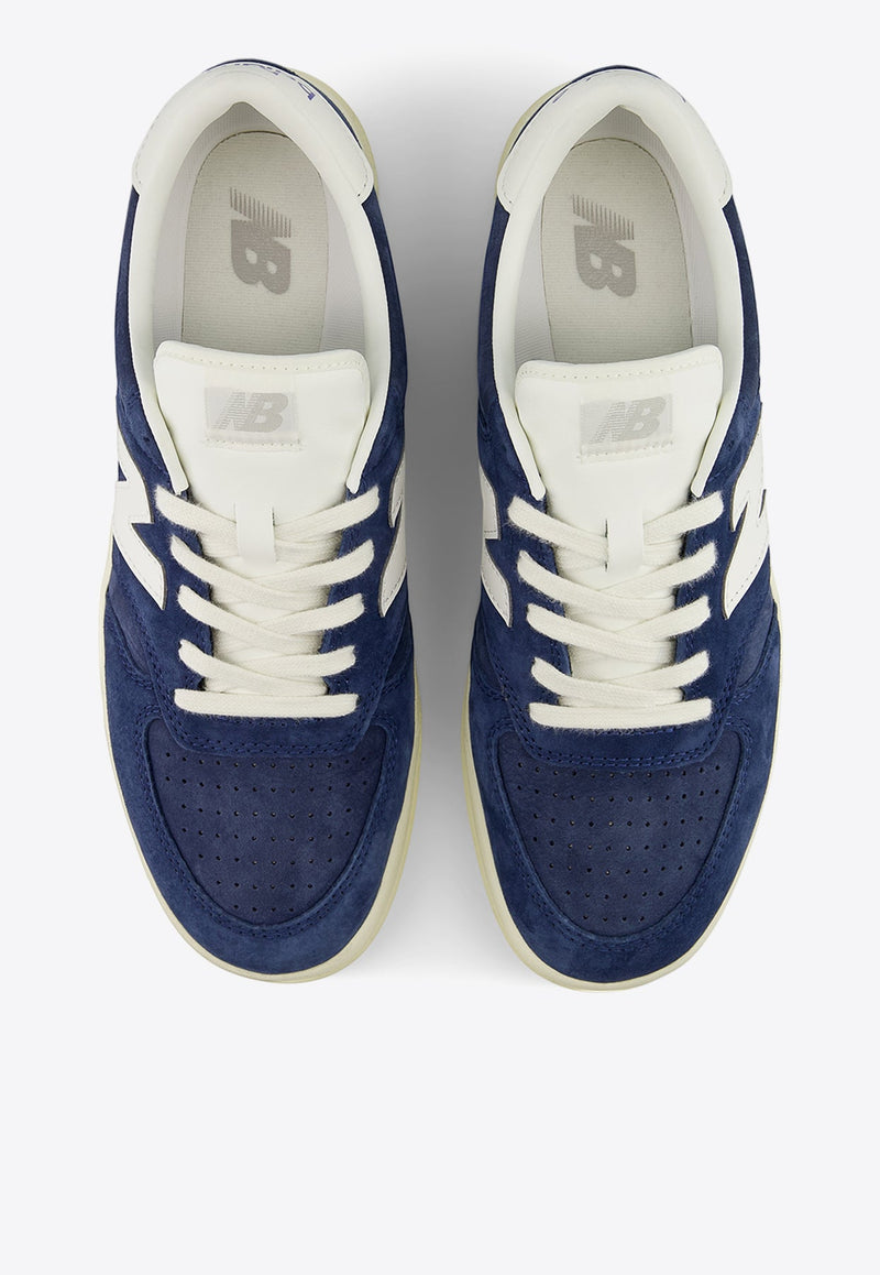 T500 Low-Top Sneakers in Navy with Sea Salt and Marine Blue