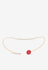 Me Oh Me Orange Courageous 18K Rose Gold Diamond Choker