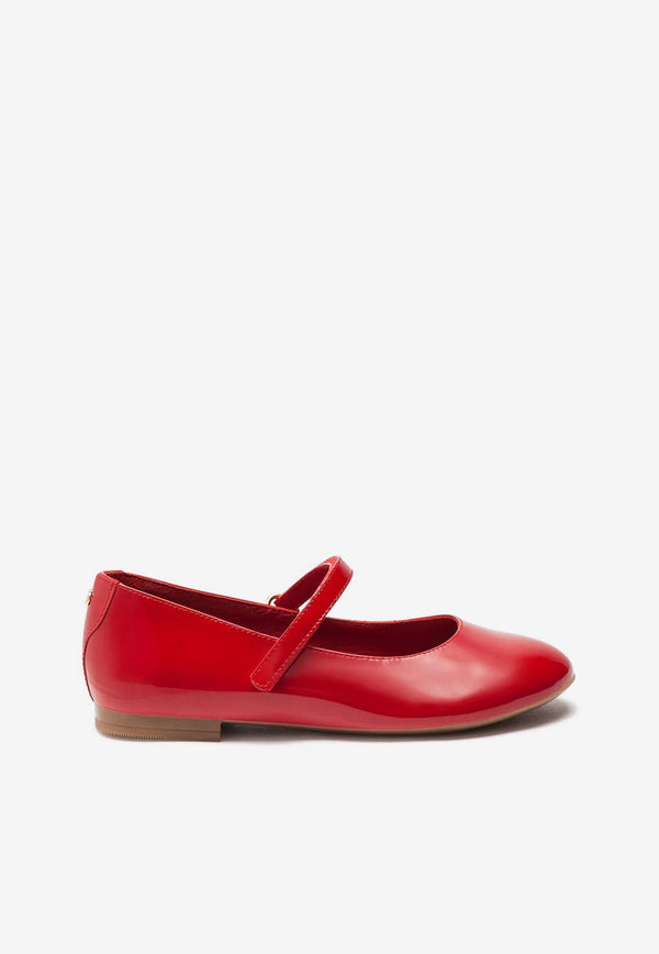 Girls Patent Leather Mary Jane Flats