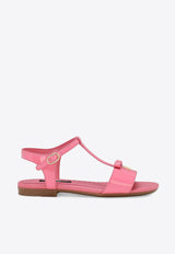 Girls DG Patent Leather Sandals