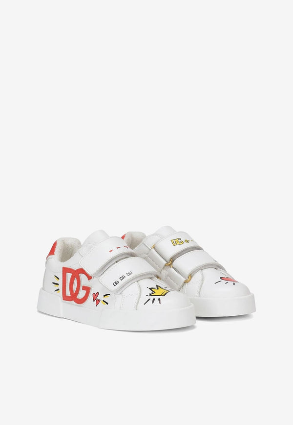 Girls Portofino DG Logo Sneakers