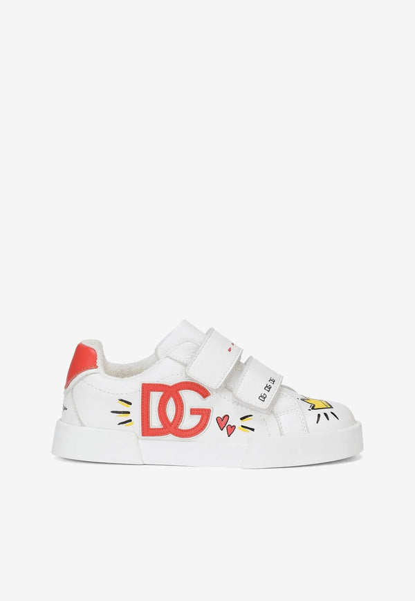 Girls Portofino DG Logo Sneakers