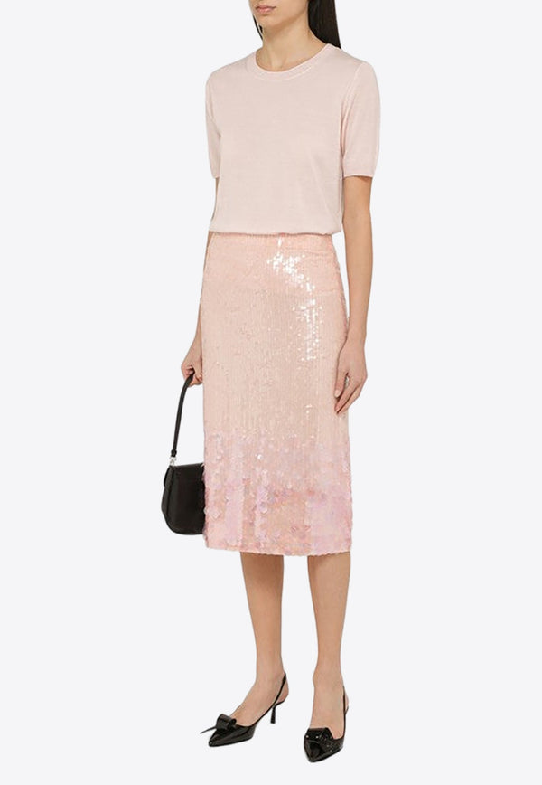 Sequined Pencil Skirt