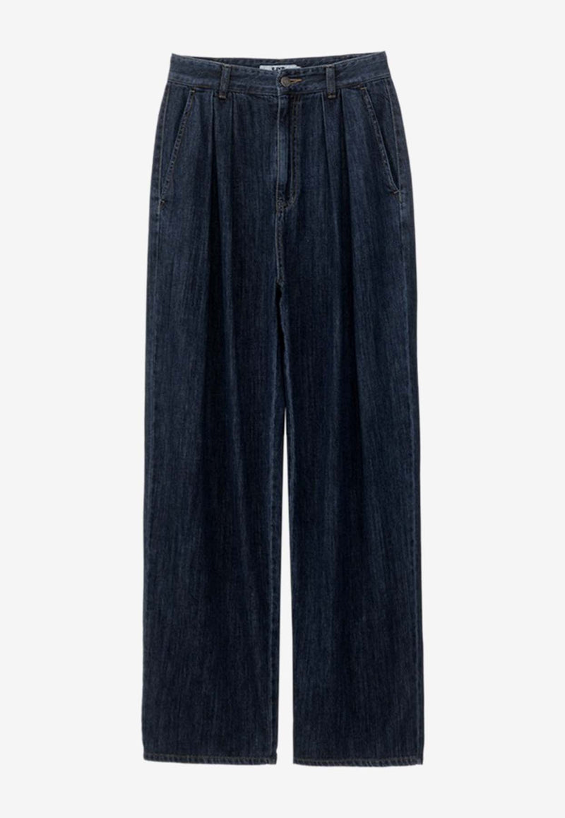 Logo Wide-Leg Jeans