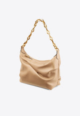 Small Diamond Hobo Bag in Leather