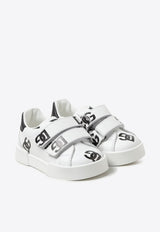 Baby Boys Logo Leather Sneakers