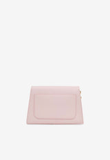 Emblème Flap Shoulder Bag in Calf Leather