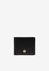 Medusa Biggie Bi-Fold Wallet in Grained Leather