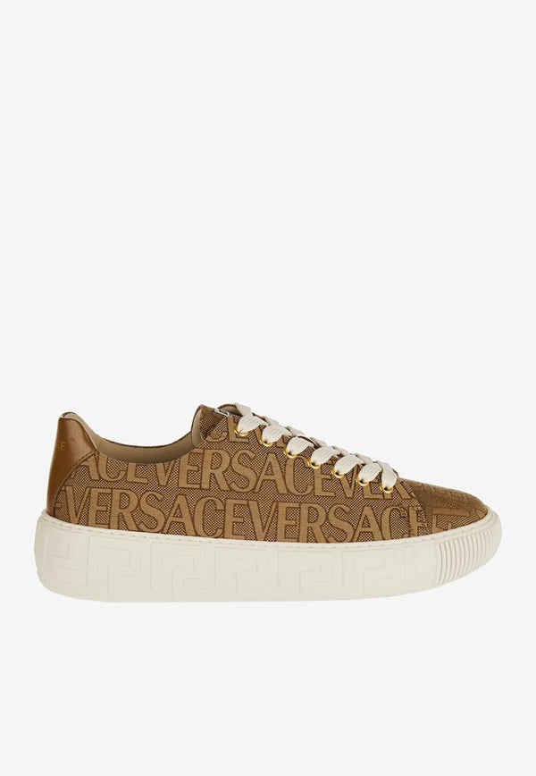 All-Over Logo Greca Sneakers