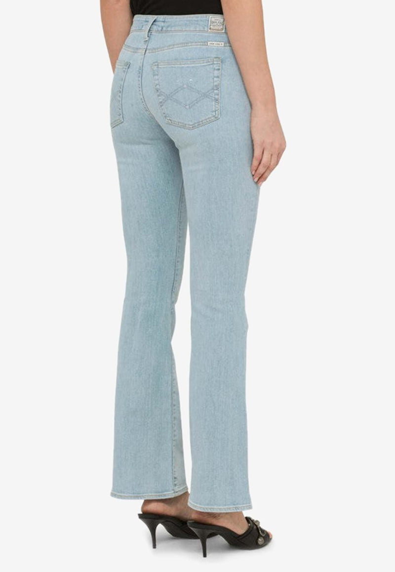 Basic Wide Leg Flared Jeans