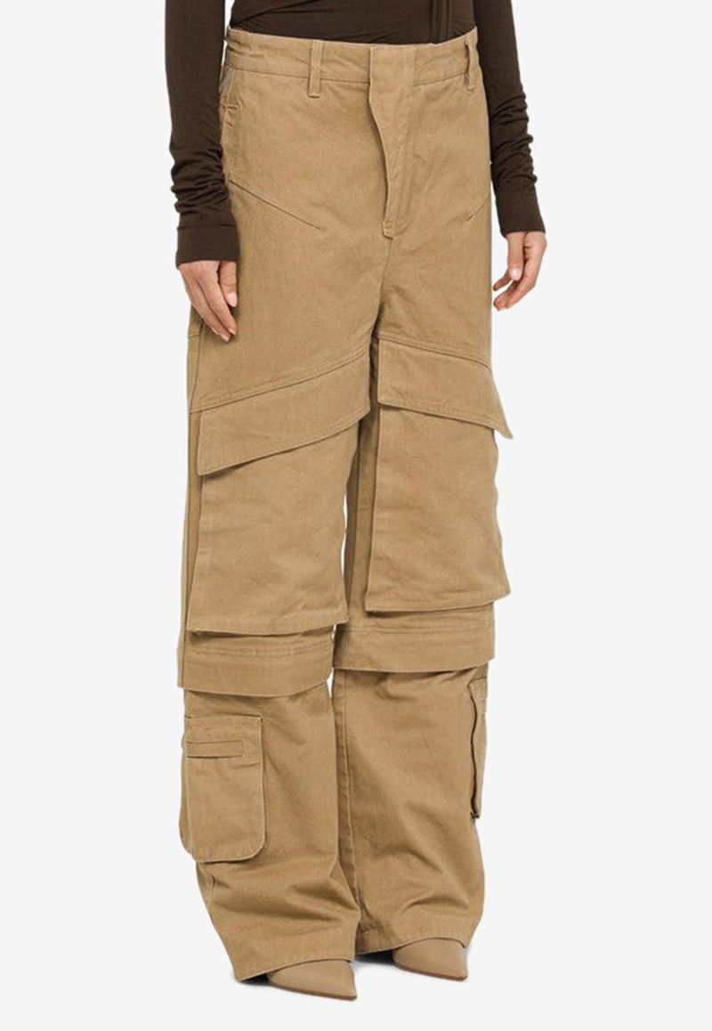 Hard Wide-Leg Cargo Pants