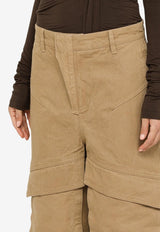 Hard Wide-Leg Cargo Pants