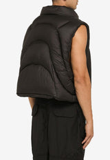 Grid Quilted Down Vest