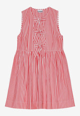 Bow Tie Mini Stripe Dress