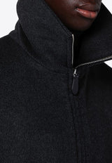 Zip-Up Cashmere Jacket