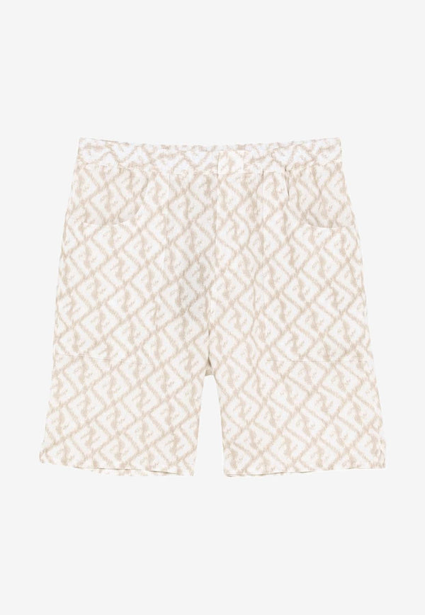 All-Over Logo-Printed Shorts