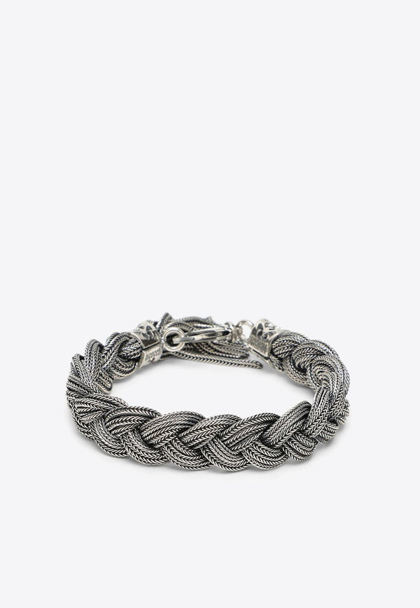 Braided Sterling Silver Bracelet