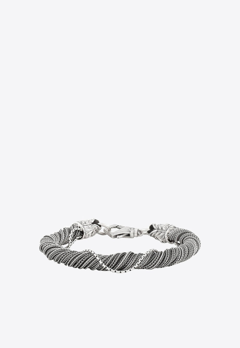 Silver Torsion Bracelet