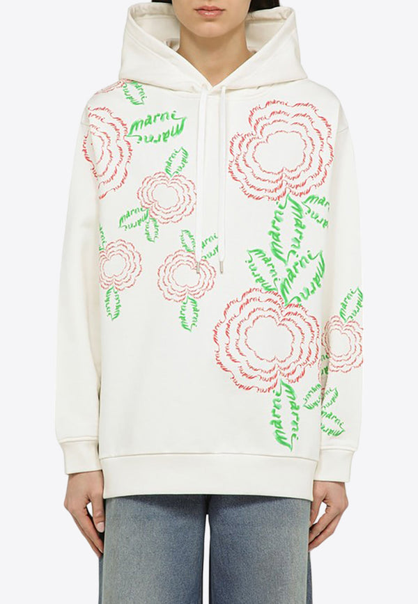 Embroidered Hooded Sweatshirt