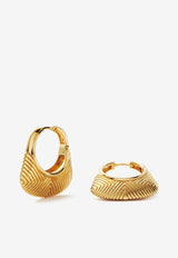 Hera Ridge Hoop Earrings