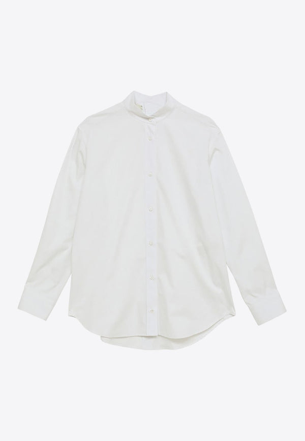 Long-Sleeved Poplin Shirt