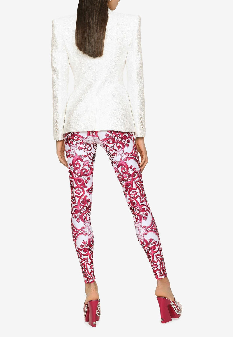 Majolica Print Leggings