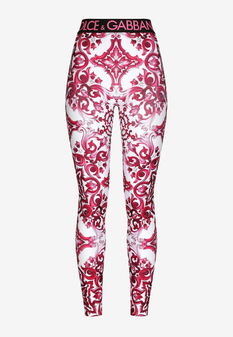 Majolica Print Leggings