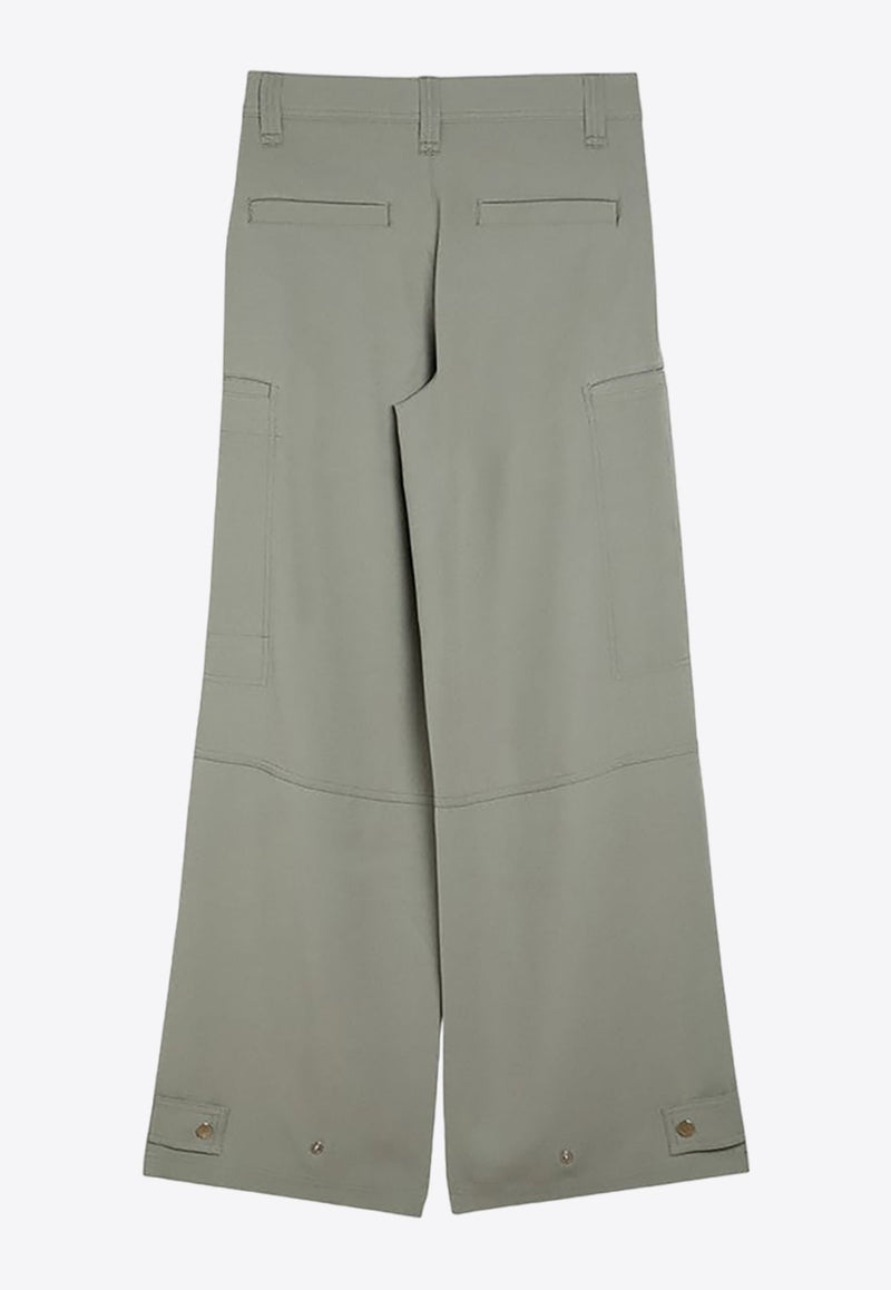 Wide-Leg Cargo Pants