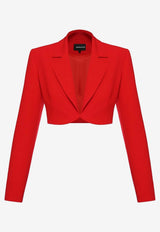 Cropped Tailored Blazer