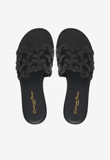Amalfi Calf Leather Flat Sandals