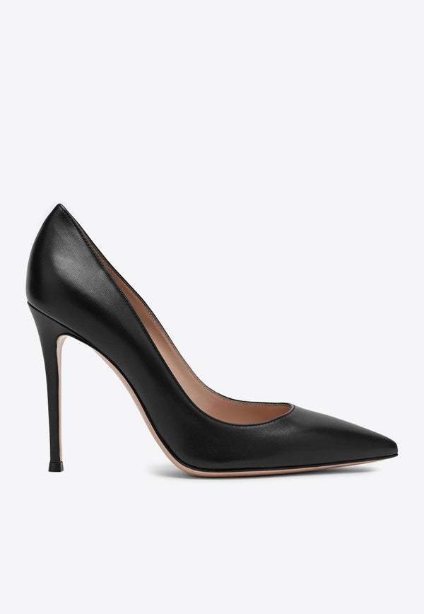 105 Pointed Leather Pumps