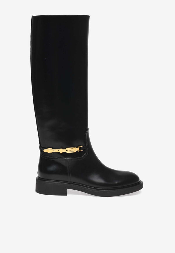 Martine Knee-High Leather Boots