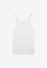 Logo-Patch Ribbed Tank Top