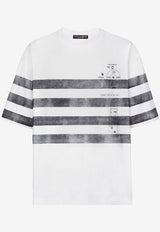 Marina Print Striped T-shirt