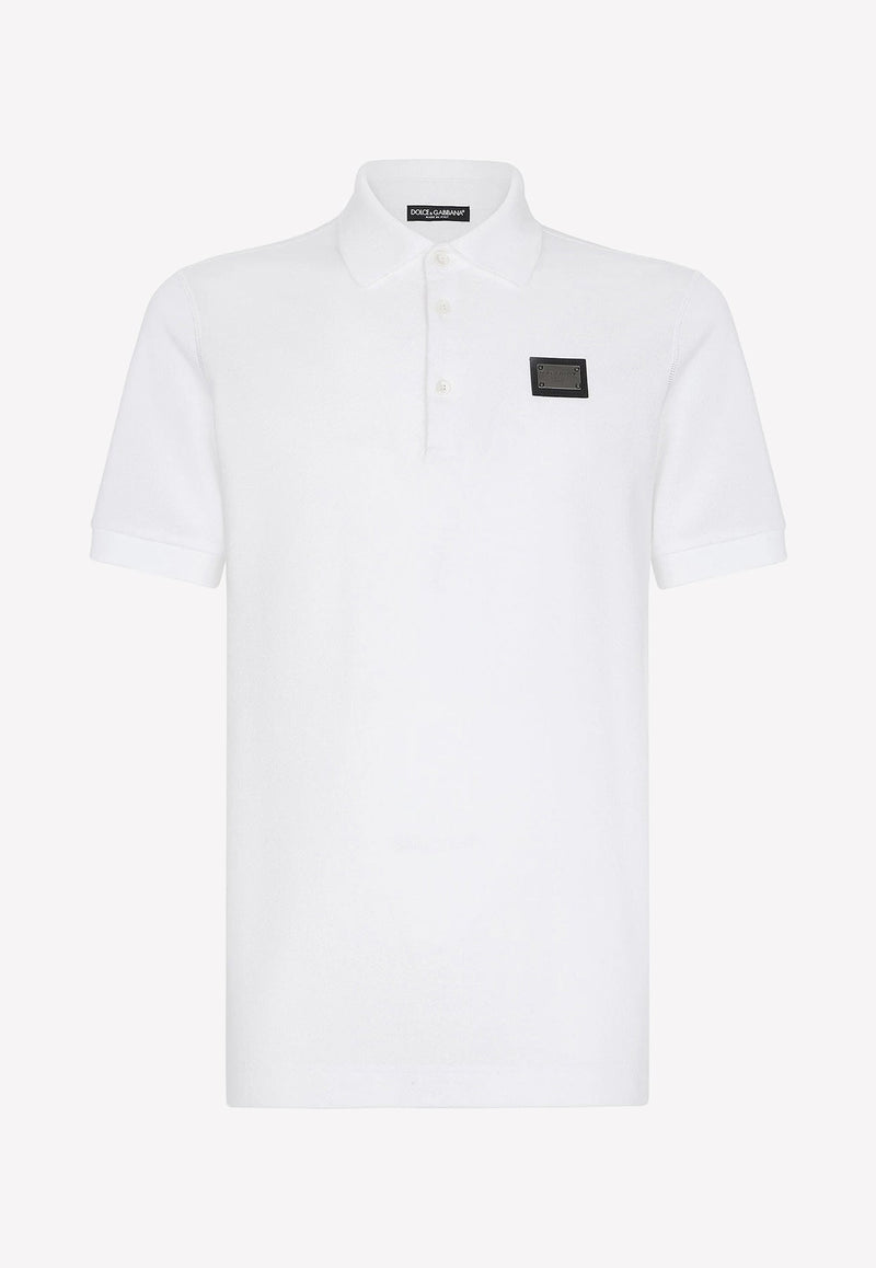 Logo-Plaque Polo T-shirt