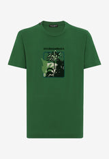 Banana Tree Print Logo T-shirt