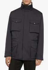 Sartoriale Stand-Up Collar Utility Jacket