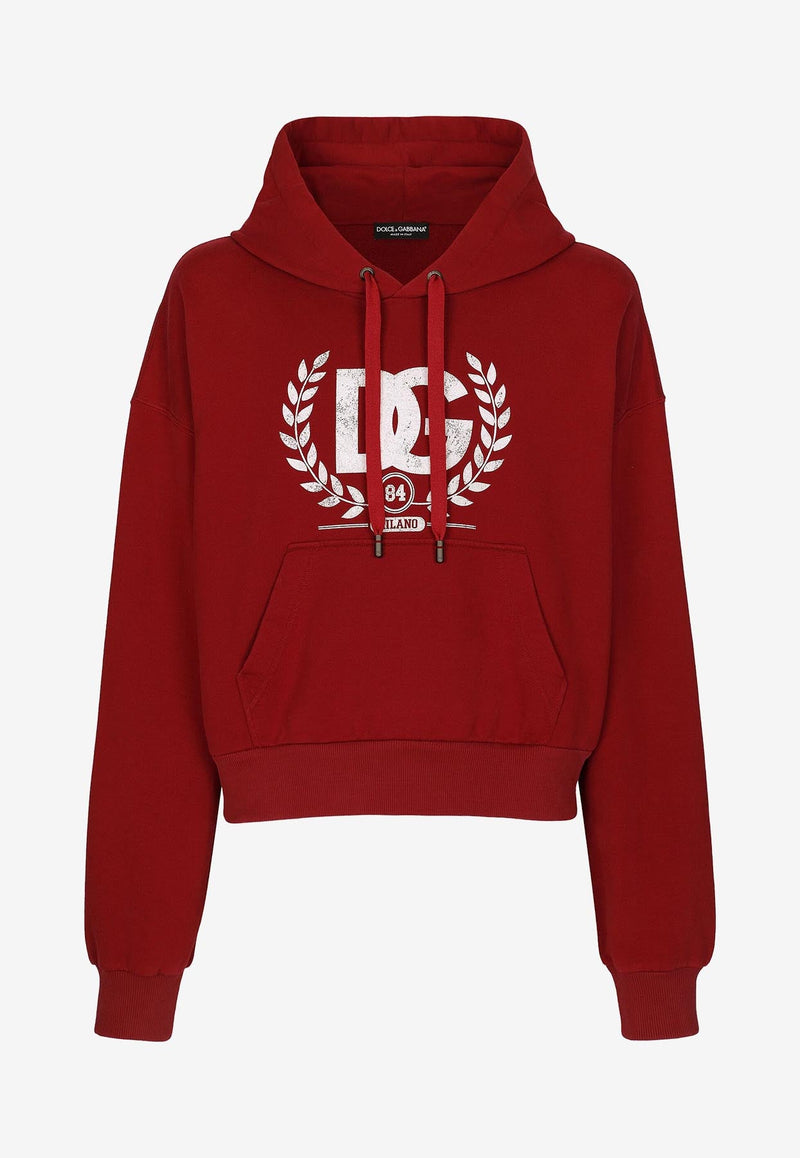 Logo-Print Hooded Sweatshirt