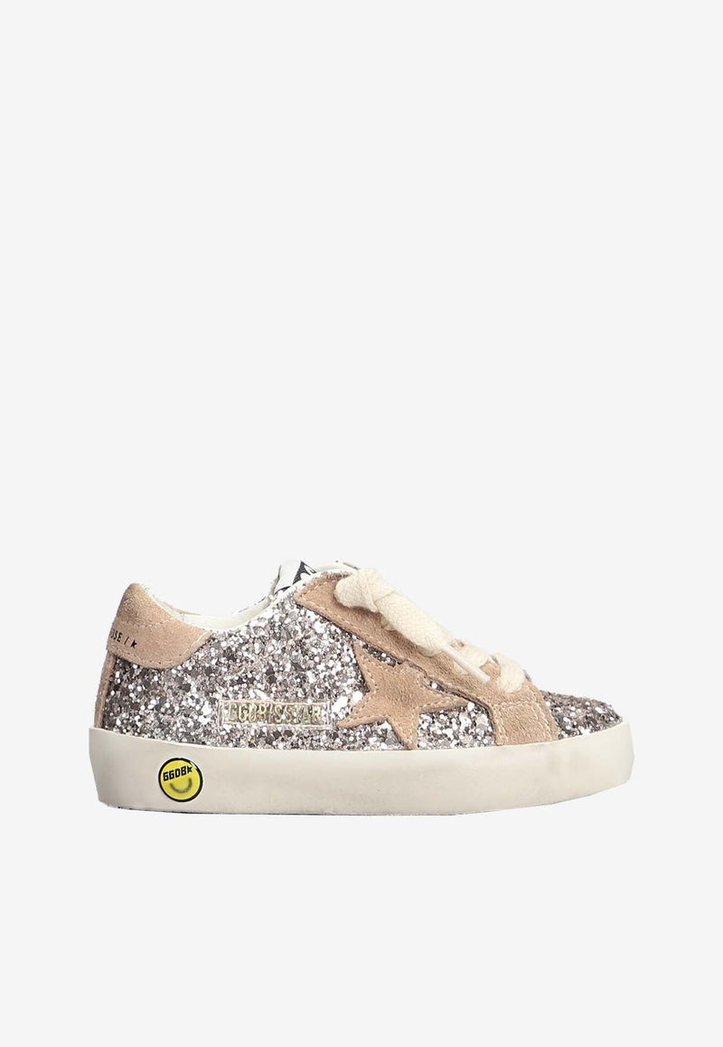 Girls Super-Star Glitter Sneakers