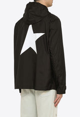 Star Logo Print Windbreaker Jacket