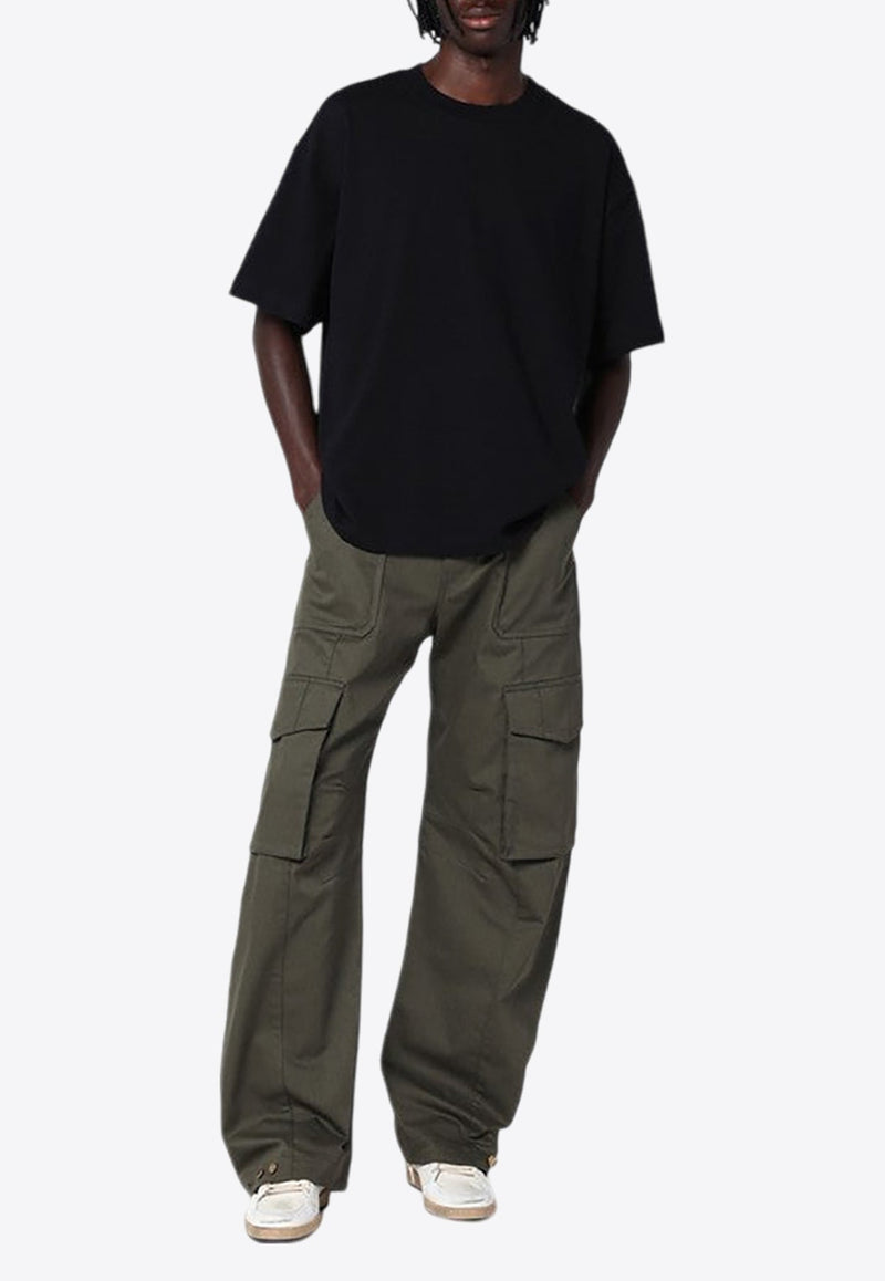 Wide-Leg Cargo Pants