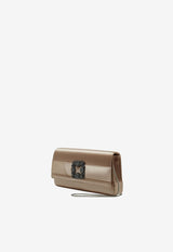 Gothisi FMC Crystal Buckle Satin Clutch