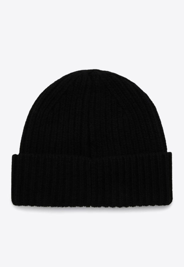 Star Patch Wool Beanie