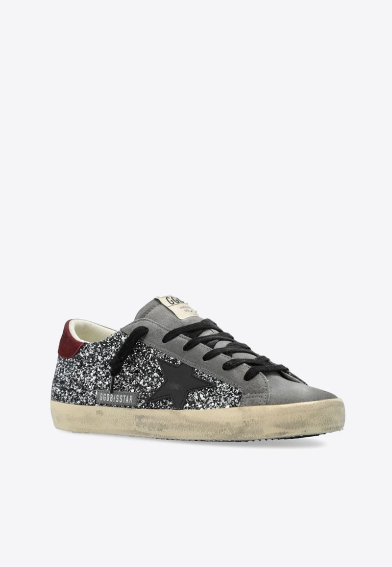 Super-Star Low-Top Glittered Sneakers